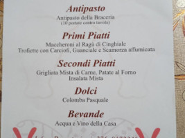 Braceria Del Corso menu