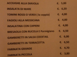 Patrick Di Girardi Silvana menu