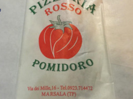 Pizzeria Rosso Pomidoro menu