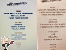 Al Bocciodromo menu