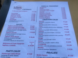 Prosciutteria La Douja menu