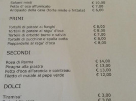 Locanda Ca Mari menu