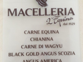 Macelleria Rosticceria L'equina menu