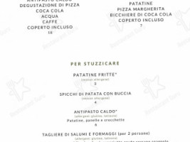 Pizza D'autore menu