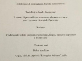 Pizzeria Giona menu