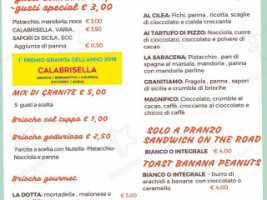 Granitiamo menu