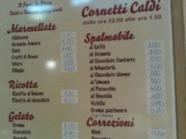 Dal Forno menu