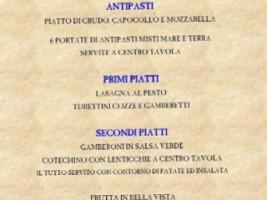 Pizzeria Trattoria Da Nino menu