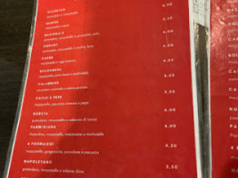 Panzaro Apulian Street Food menu