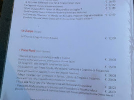 Il Bistrot menu