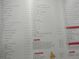 Pizza Export menu