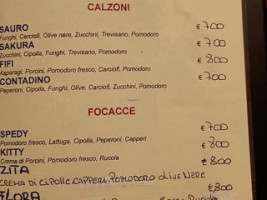 Pizzeria Il Nuraghe menu