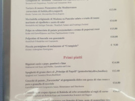 La Cantinetta Enoteca Osteria menu