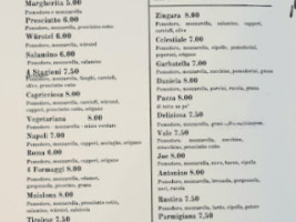 Pizzeria Pischedda Dino menu