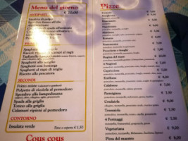 Regina Del Mare Pizzeria menu