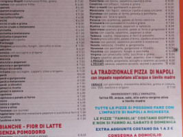 Pizzeria La Certosa menu