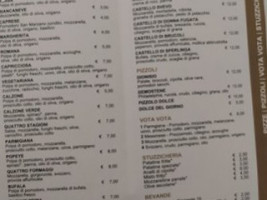 Pizzeria Castello Eurialo menu