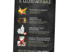 Gelateria Naturale Indimenticabile menu