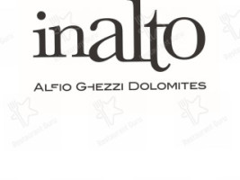 Inalto Col Margherita menu