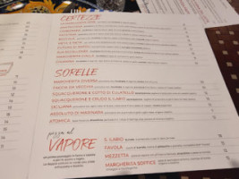 Margherita E Le Sue Sorelle menu