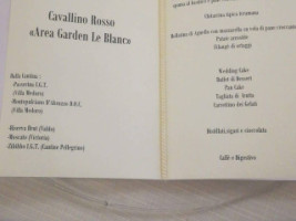 Cavallino Rosso menu