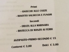 Leon D'oro menu