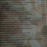 La Monnalisa Menu
