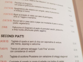 La Finestra Treviso menu