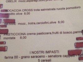 Ca Piana Pizzeria menu