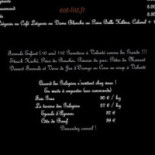 Les Hedonistes Carte