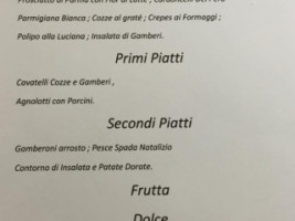 Osteria Del Pero menu