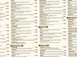 Pizzeria Valle Dei Mulini menu