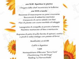 Agriturismo Cascina Trote Blu menu