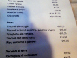 La Lampara Pizzeria menu