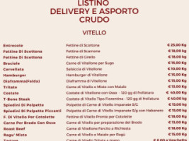 Braceria Caputi Macelleria -sede Invernale menu