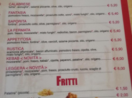 La Piazzetta menu