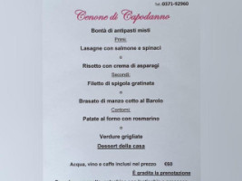 Pizzeria Ca' Bianca menu