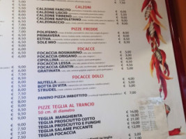 Pizzeria Scapricci menu