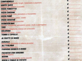 Al Campanile menu