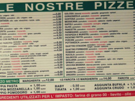 Pizzeria La Combriccola Di Bieri Maria menu