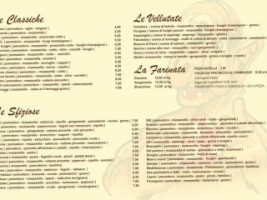 Pizzeria Li Trà menu