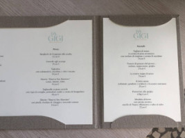 Da Gigi menu