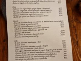 Osteria Casa Benini menu