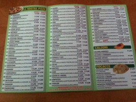 Pizzeria Sanpaolo menu