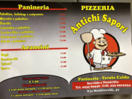 Pizzeria Antichi Sapori menu