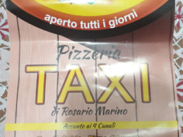 Pizzeria Taxi Ai Canali menu