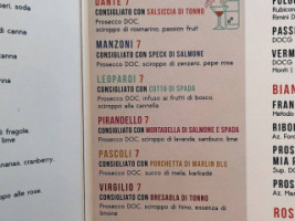 Salumarina menu