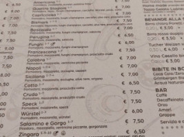 My Way Pizzeria menu