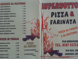 Infernotto menu