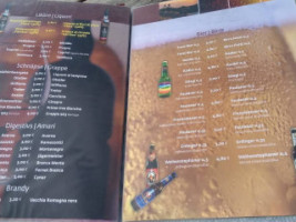 Hahnspielhütte Rifugio Gallo Cedrone menu